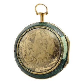 English rare triple cased repeating "à toc" watch Circa 1769