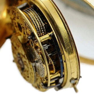 English rare triple cased repeating "à toc" watch Circa 1769