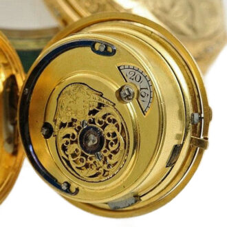 English rare triple cased repeating "à toc" watch Circa 1769