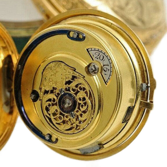 English rare triple cased repeating "à toc" watch Circa 1769 English rare triple cased repeating "à toc" watch Circa 1769