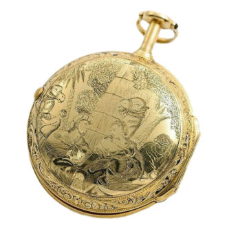 English rare triple cased repeating "à toc" watch Circa 1769