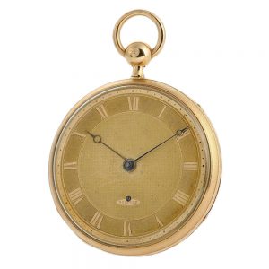 French 18k gold quarter repeating pocket watch Circa 1810