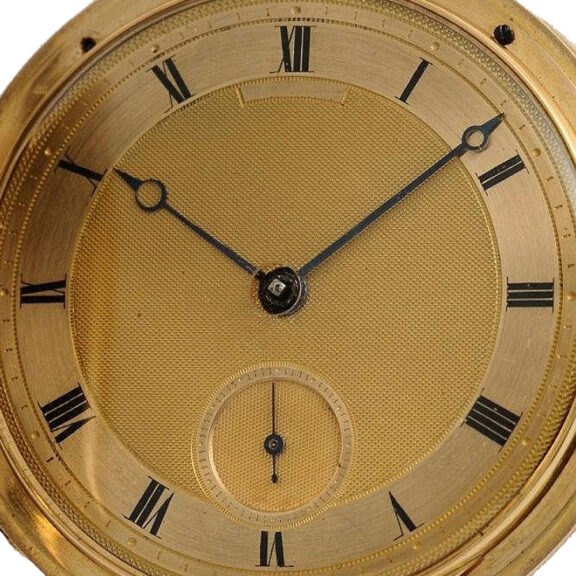 Swiss rare 18k gold quarter repeating pocket watch Circa 1820 Swiss rare 18k gold quarter repeating pocket watch Circa 1820