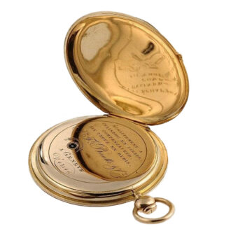 Swiss rare 18k gold quarter repeating pocket watch Circa 1820