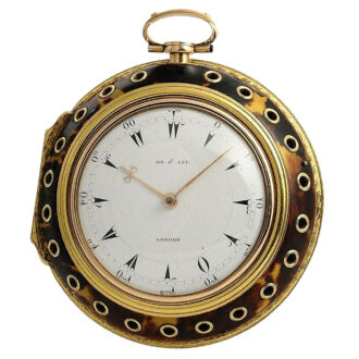 English gold watch with quarter hour self strike Circa 1800