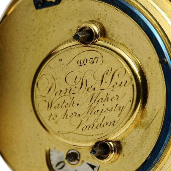 English gold watch with quarter hour self strike Circa 1800 English gold watch with quarter hour self strike Circa 1800