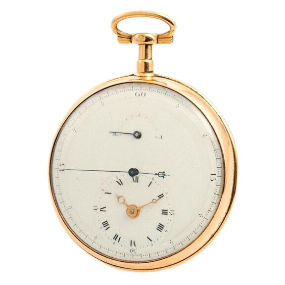 Swiss automatic pocket watch with regulator dial Circa 1805
