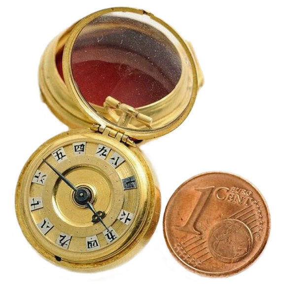 Japanese pair cased miniature verge pocket watch Circa 1760 Japanese pair cased miniature verge pocket watch Circa 1760