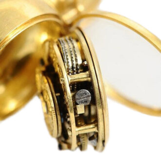 Japanese pair cased miniature verge pocket watch Circa 1760