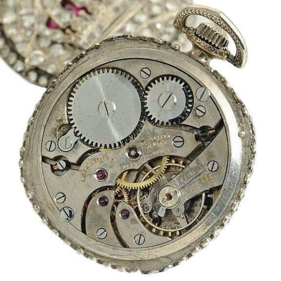 Swiss unusual lavishly decorated Art Deco watch Circa 1920 Swiss unusual lavishly decorated Art Deco watch Circa 1920