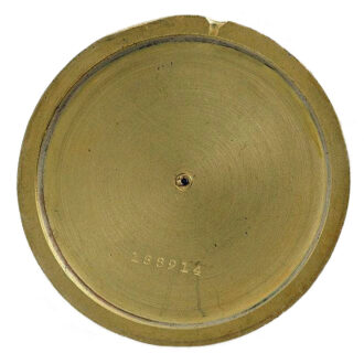 Swiss gold and enamel watch with solid gold dial Circa 1930