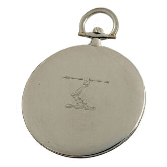 French exquisite ultra thin platinum pocket watch Circa 1919