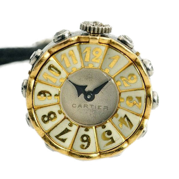 French Art Deco fob watch in the shape of a seal Circa 1920
