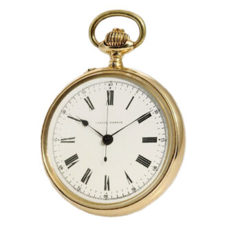 Swiss 18k gold watch in a waterproof Borgel case Circa 1900
