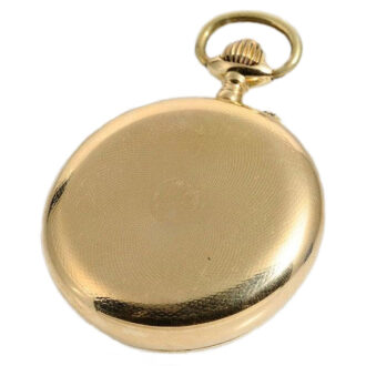 Swiss 18k gold watch in a waterproof Borgel case Circa 1900