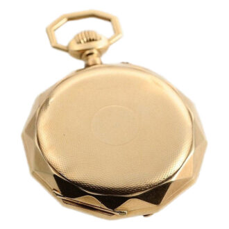 Swiss 14k gold pocket watch for the Russian market Circa 1890