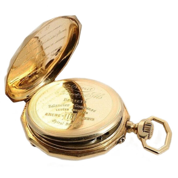 Swiss 14k gold pocket watch for the Russian market Circa 1890 Swiss 14k gold pocket watch for the Russian market Circa 1890