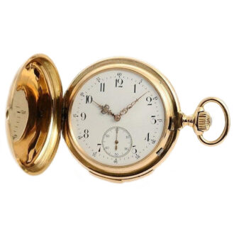 Swiss 18k gold minute repeating pocket watch Circa 1890