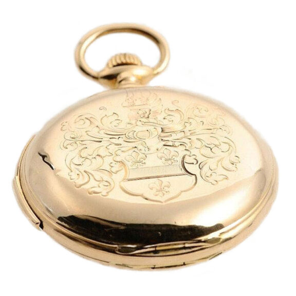 Swiss 18k gold minute repeating pocket watch Circa 1890 Swiss 18k gold minute repeating pocket watch Circa 1890