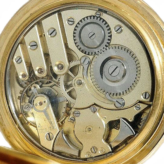 Swiss repeating pocket watch with 2 jacquemarts Circa 1885 Swiss repeating pocket watch with 2 jacquemarts Circa 1885