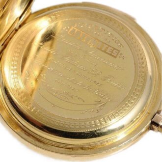 Swiss repeating pocket watch with 2 jacquemarts Circa 1885