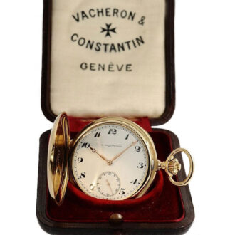Swiss 14k gold pocket watch with original box Circa 1925