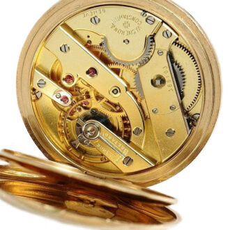 Swiss 14k gold pocket watch with original box Circa 1925