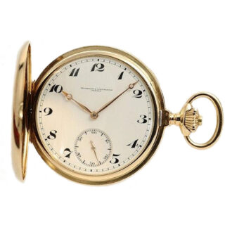 Swiss 14k gold pocket watch with original box Circa 1925