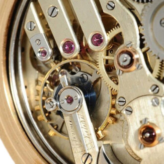 Swiss heavy repeating pocket watch with carillon Circa 1890
