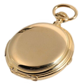 French repeating pocket watch with chronograph circa 1900
