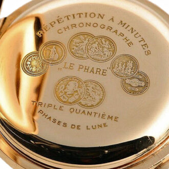 Swiss minute repeating chronograph calendar Circa 1900
