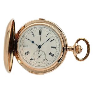 Swiss quarter repeating watch with chronograph Circa 1890