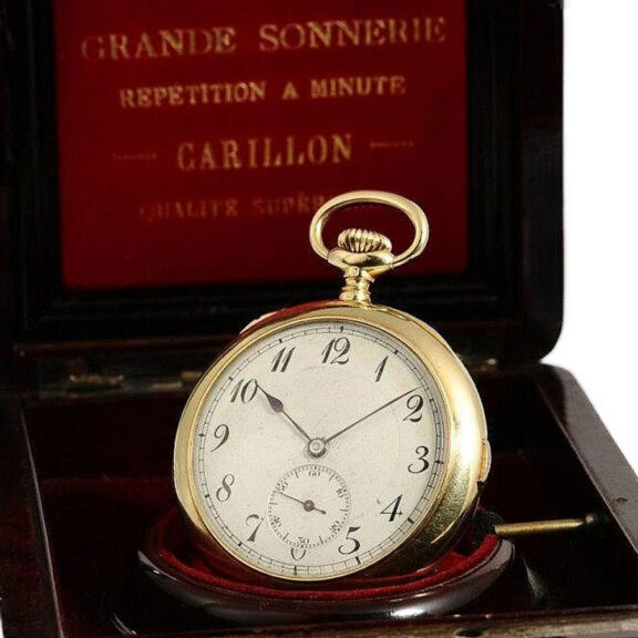 Swiss repeating watch with quarter hour self strike Circa 1910 Swiss repeating watch with quarter hour self strike Circa 1910