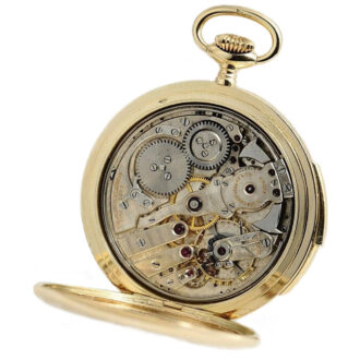 Swiss gold minute repeating pocket watch Circa 1920