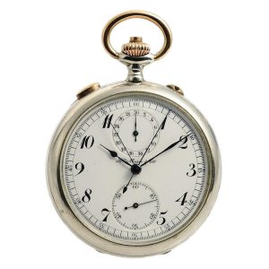 Swiss chronograph watch for the Russian market Circa 1890