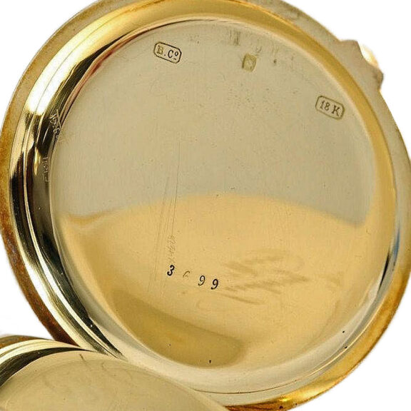 Swiss gold pocket watch with dedication engraving Circa 1900 Swiss gold pocket watch with dedication engraving Circa 1900