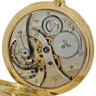 Swiss pocket watch built on chronometer principles Circa 1889