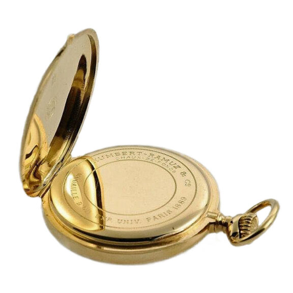 Swiss pocket watch built on chronometer principles Circa 1889 Swiss pocket watch built on chronometer principles Circa 1889