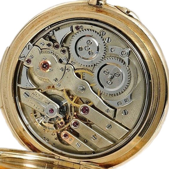 Swiss 14k gold minute repeating pocket watch Circa 1900 Swiss 14k gold minute repeating pocket watch Circa 1900