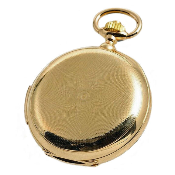 Russian gold hunting cased minute repeating watch Circa 1890 Russian gold hunting cased minute repeating watch Circa 1890