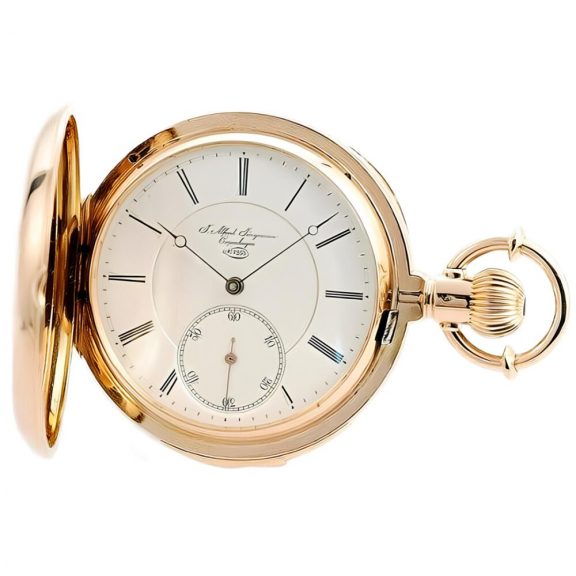 Danish 18k gold massive minute repeating pocket watch Circa 1876