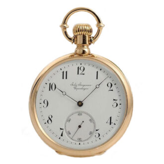 Danish watch with patented Jürgensen bow setting Circa 1890