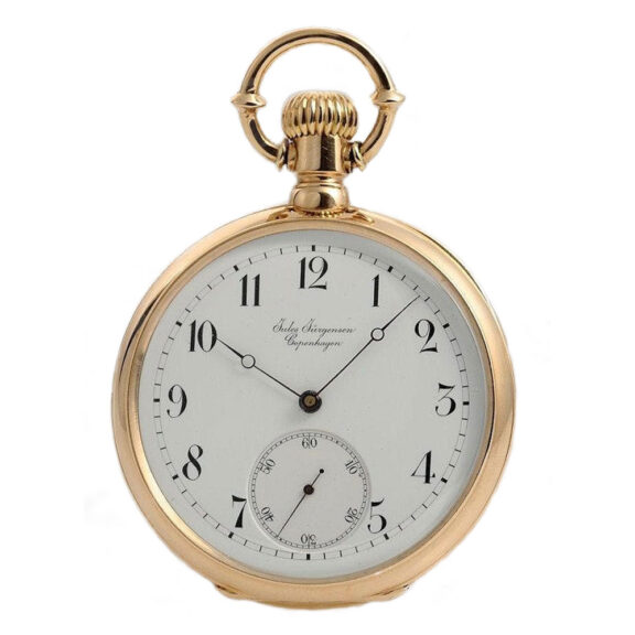 Danish watch with patented Jürgensen bow setting Circa 1890