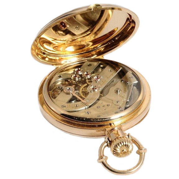Danish watch with patented Jürgensen bow setting Circa 1890 Danish watch with patented Jürgensen bow setting Circa 1890