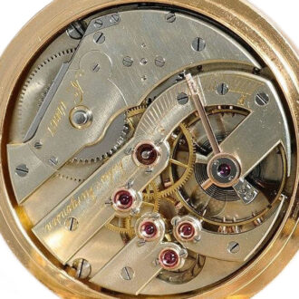 Danish watch with patented Jürgensen bow setting Circa 1890