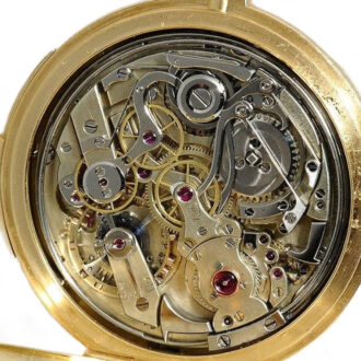Swiss rare minute repeating precision chronograph Circa 1900