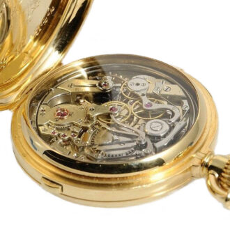 Swiss rare minute repeating precision chronograph Circa 1900