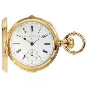 Swiss rare minute repeating precision chronograph Circa 1900