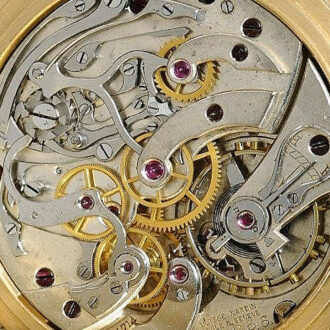 Swiss rare 18 carat gold open faced doctor's watch Circa 1930