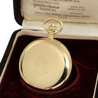 Swiss rare 18 carat gold open faced doctor's watch Circa 1930